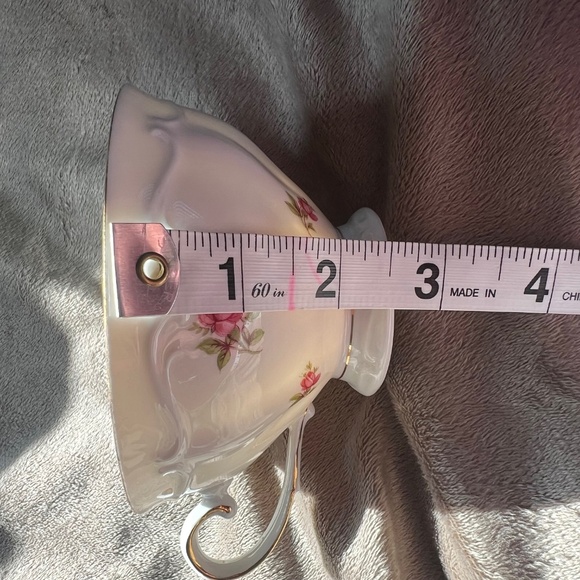 Bavaria Western Germany Elfenbein Rose Bud Pattern Tea Cup Saucer Plate 3 pc - Picture 13 of 15